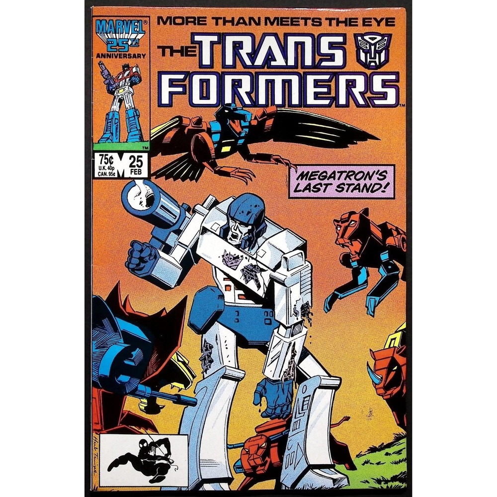 Marvel Transformers Comic Book #25‎ Megatron's Last Stand 1st app. Predacons